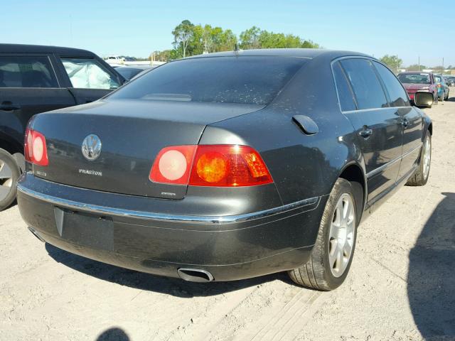 WVWAF63DX48009154 - 2004 VOLKSWAGEN PHAETON 4. GRAY photo 4