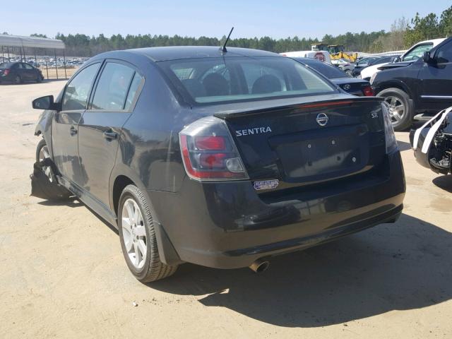 3N1AB6AP5BL621594 - 2011 NISSAN SENTRA 2.0 BLACK photo 3