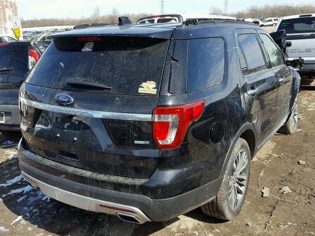 1FM5K8HT6HGB88499 - 2017 FORD EXPLORER P BLACK photo 4