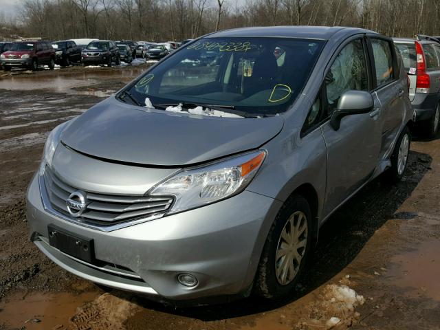 3N1CE2CP6EL388268 - 2014 NISSAN VERSA NOTE SILVER photo 2