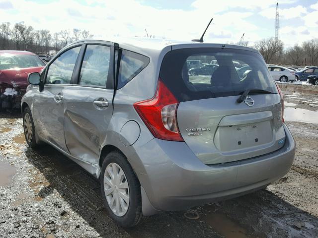 3N1CE2CP6EL388268 - 2014 NISSAN VERSA NOTE SILVER photo 3