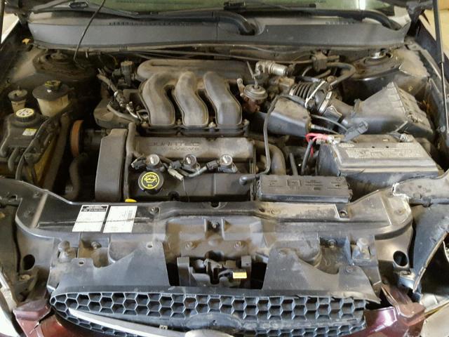 1FAFP55S9YG232523 - 2000 FORD TAURUS SES BROWN photo 7