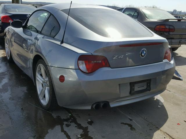 4USDU53476LF77081 - 2006 BMW Z4 3.0SI GRAY photo 3