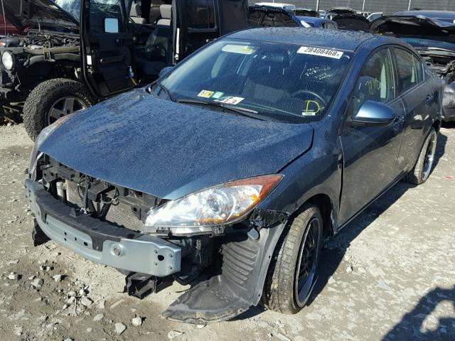 JM1BL1UG6B1372176 - 2011 MAZDA 3 I BLUE photo 2