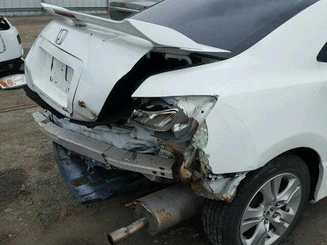 2HGFG12648H545883 - 2008 HONDA CIVIC LX WHITE photo 9