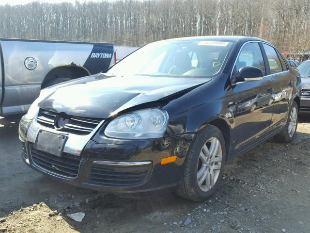 3VWEF71K37M061425 - 2007 VOLKSWAGEN JETTA WOLF BLACK photo 2