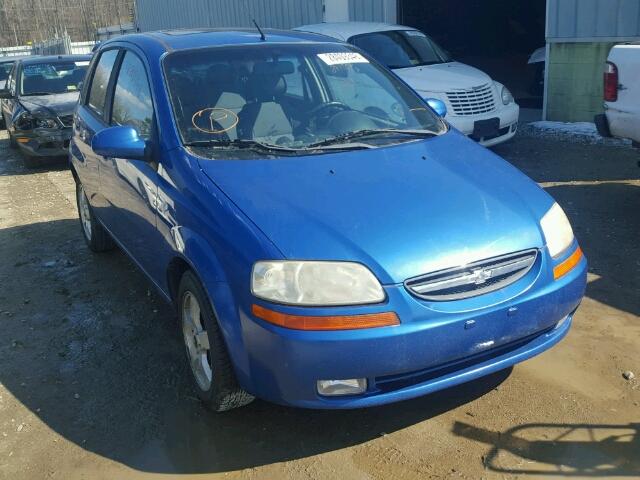 KL1TG66676B544409 - 2006 CHEVROLET AVEO LT BLUE photo 1