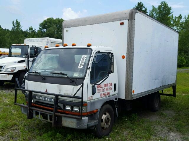 JW6BHE1S21L001097 - 2001 MITSUBISHI FUSO TRUCK OF FE 640 WHITE photo 2