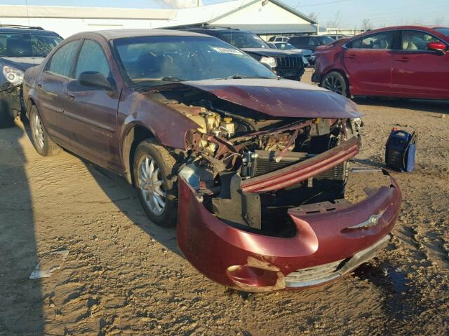 1C3AL56U61N557071 - 2001 CHRYSLER SEBRING LX MAROON photo 1