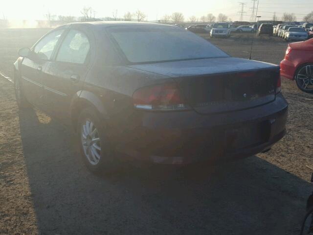 1C3AL56U61N557071 - 2001 CHRYSLER SEBRING LX MAROON photo 3