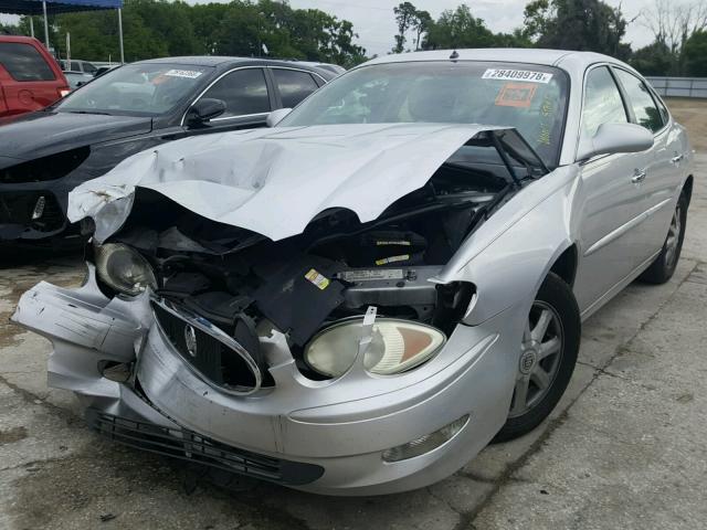 2G4WD532651255218 - 2005 BUICK LACROSSE C SILVER photo 2