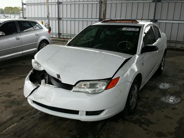 1G8AN15F17Z107678 - 2007 SATURN ION LEVEL WHITE photo 2