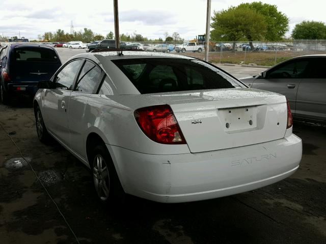 1G8AN15F17Z107678 - 2007 SATURN ION LEVEL WHITE photo 3