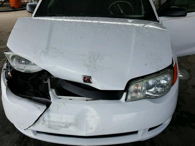 1G8AN15F17Z107678 - 2007 SATURN ION LEVEL WHITE photo 7