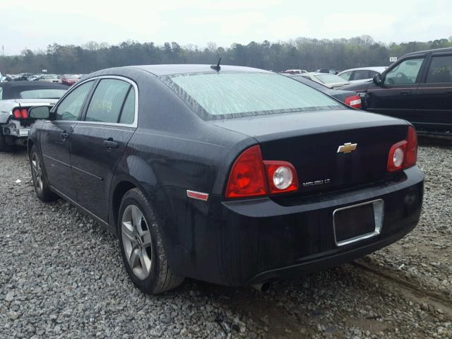 1G1ZC5EBXAF195022 - 2010 CHEVROLET MALIBU 1LT BLACK photo 3