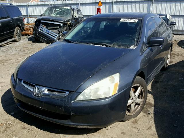 1HGCM56623A064826 - 2003 HONDA ACCORD EX BLUE photo 2