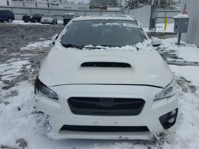 JF1VA1D63F9815374 - 2015 SUBARU WRX PREMIU WHITE photo 9