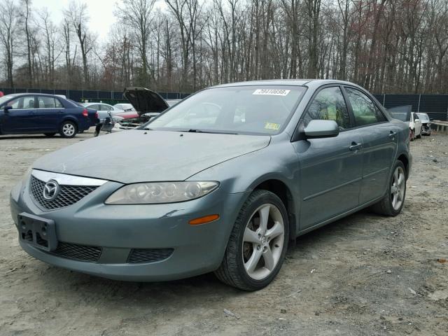 1YVFP80C355M55198 - 2005 MAZDA 6 I GREEN photo 2