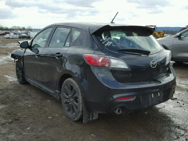 JM1BL1K67B1372360 - 2011 MAZDA 3 S BLACK photo 3