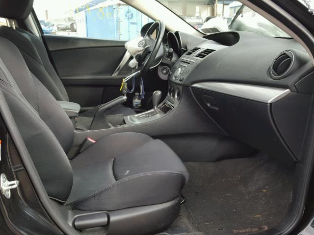 JM1BL1K67B1372360 - 2011 MAZDA 3 S BLACK photo 5