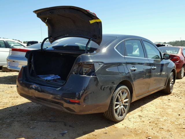 1N4AB7AP6DN908650 - 2013 NISSAN SENTRA S BLACK photo 4