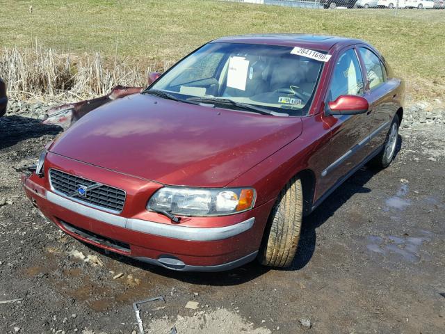 YV1RS61RX22199271 - 2002 VOLVO S60 RED photo 2