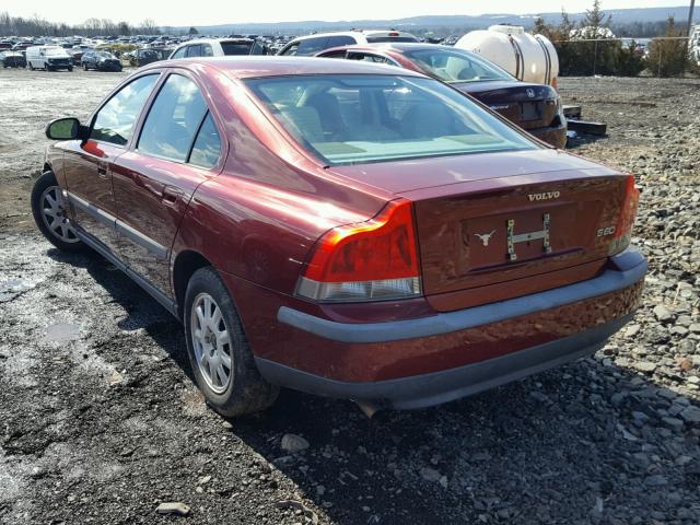 YV1RS61RX22199271 - 2002 VOLVO S60 RED photo 3