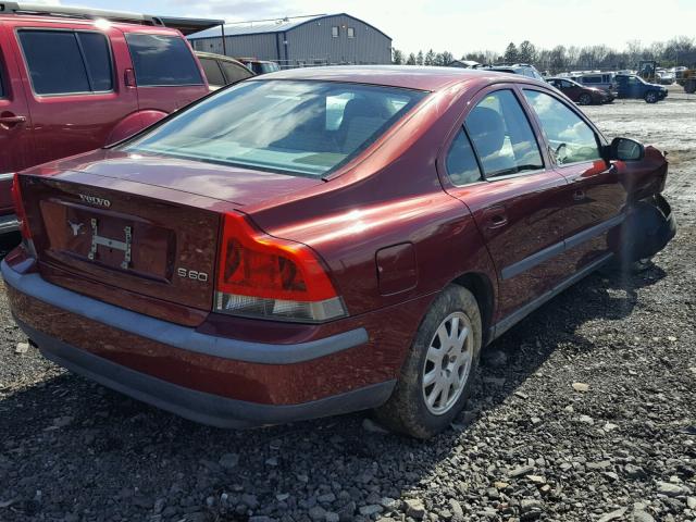 YV1RS61RX22199271 - 2002 VOLVO S60 RED photo 4