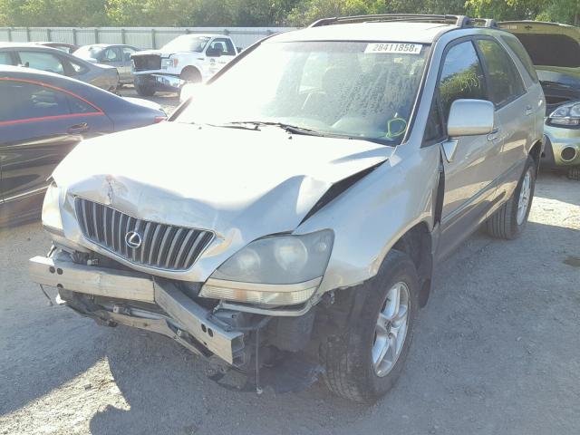 JT6GF10U0Y0064581 - 2000 LEXUS RX 300 TAN photo 2