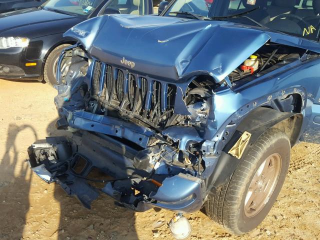 1J4GK58K63W688304 - 2003 JEEP LIBERTY LI BLUE photo 9