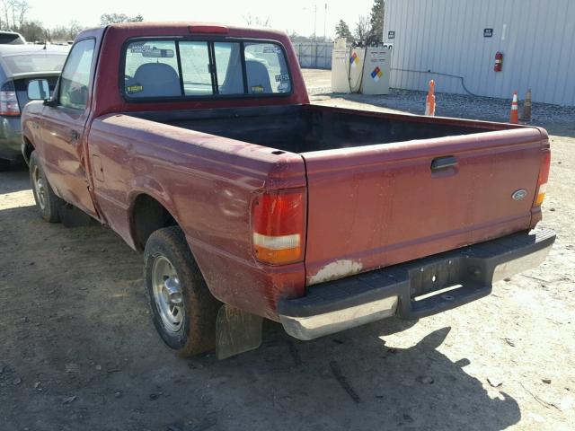 1FTCR10A5VTA83710 - 1997 FORD RANGER RED photo 3