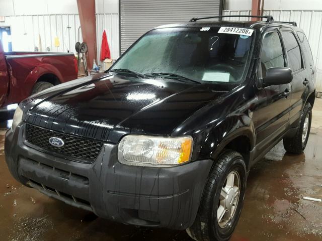 1FMYU02193KC27544 - 2003 FORD ESCAPE XLS BLACK photo 2