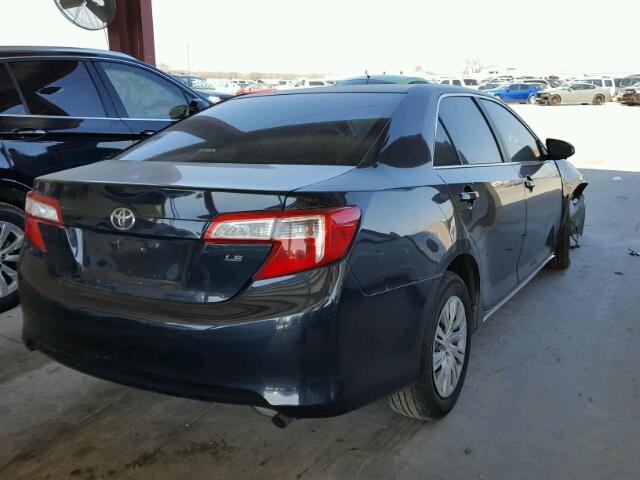 4T1BF1FK4DU210570 - 2013 TOYOTA CAMRY L BLACK photo 4