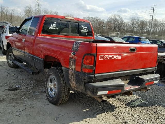 1B7HC13Y51J206069 - 2001 DODGE RAM 1500 RED photo 3