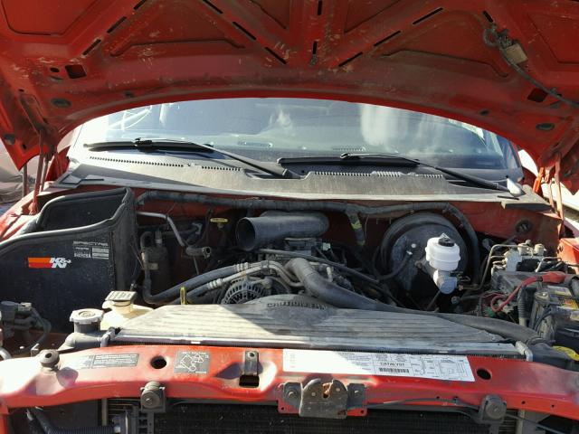 1B7HC13Y51J206069 - 2001 DODGE RAM 1500 RED photo 7