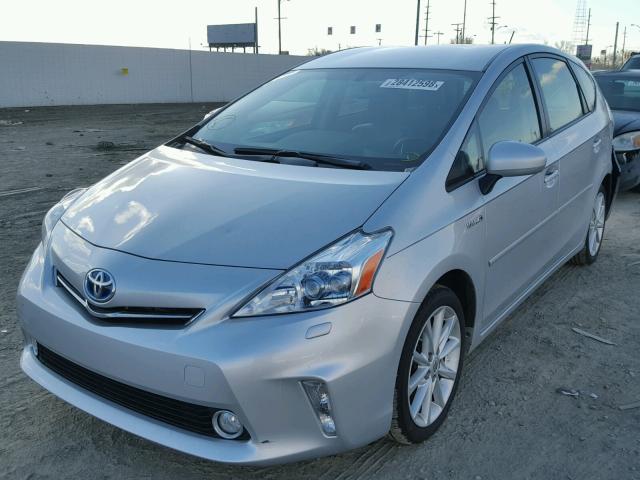 JTDZN3EU4C3124362 - 2012 TOYOTA PRIUS V SILVER photo 2