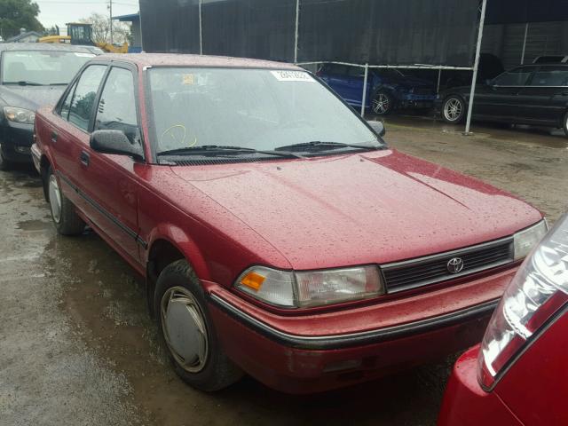 1NXAE94A8MZ217433 - 1991 TOYOTA COROLLA DL MAROON photo 1