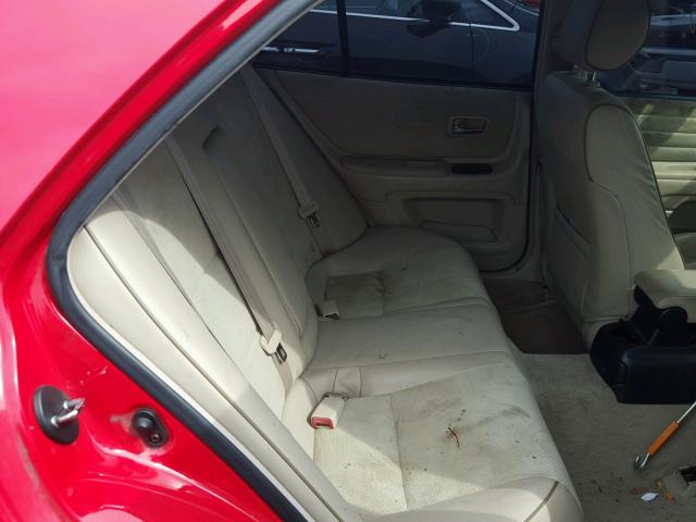 JTHBD192920062473 - 2002 LEXUS IS 300 RED photo 6