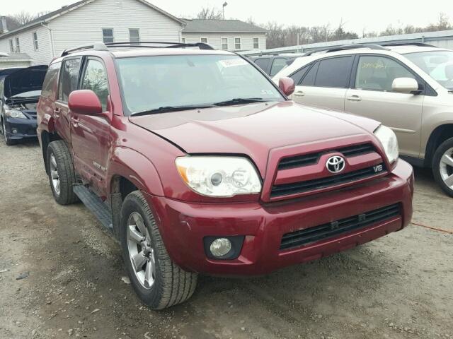 JTEBT17R168031774 - 2006 TOYOTA 4RUNNER LI MAROON photo 1