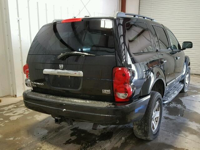 1D4HD58D95F514254 - 2005 DODGE DURANGO LI BLACK photo 4