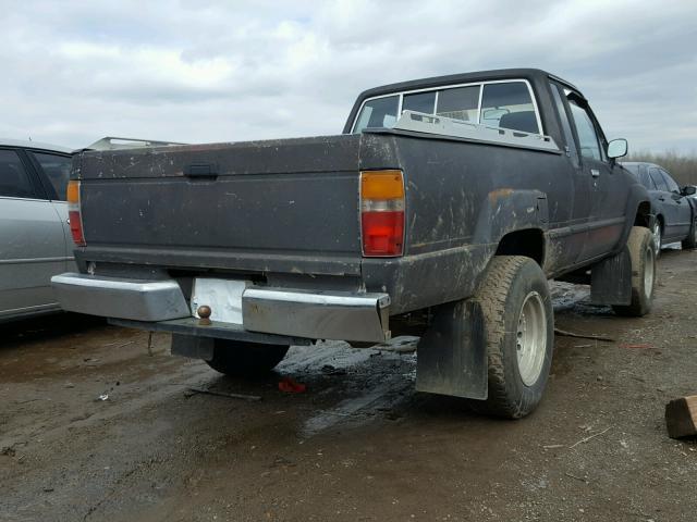 JT4RN67P5G5024399 - 1986 TOYOTA PICKUP XTR GRAY photo 4