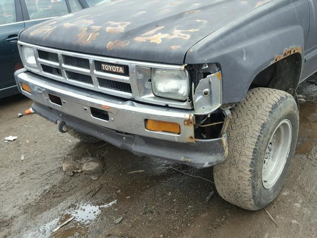 JT4RN67P5G5024399 - 1986 TOYOTA PICKUP XTR GRAY photo 9