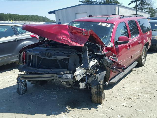 1GNSCJE06ER159517 - 2014 CHEVROLET SUBURBAN C MAROON photo 2