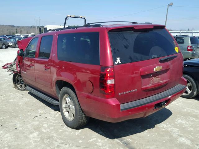 1GNSCJE06ER159517 - 2014 CHEVROLET SUBURBAN C MAROON photo 3