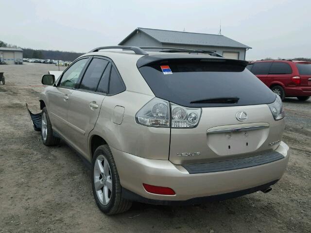 JTJGA31U440020947 - 2004 LEXUS RX 330 GOLD photo 3