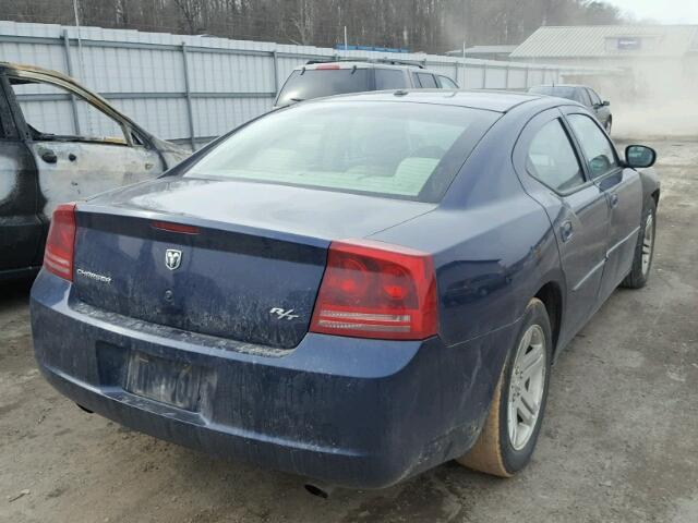 2B3KA53H36H480531 - 2006 DODGE CHARGER R/ BLUE photo 4