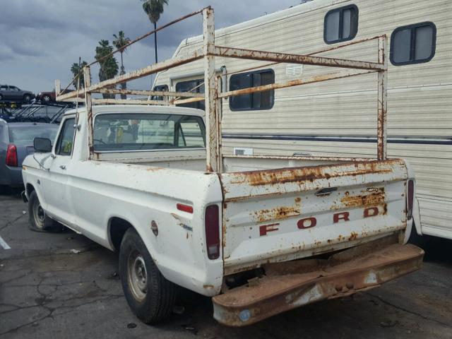 000000F10BRW42610 - 1975 FORD PICK UP WHITE photo 3