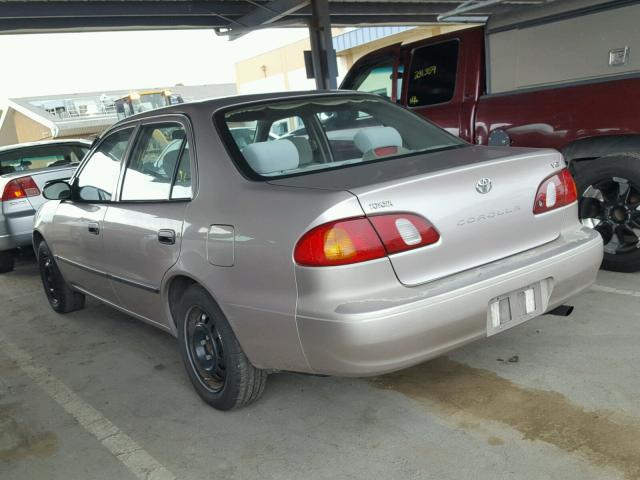 1NXBR12E5YZ399338 - 2000 TOYOTA COROLLA VE TAN photo 3