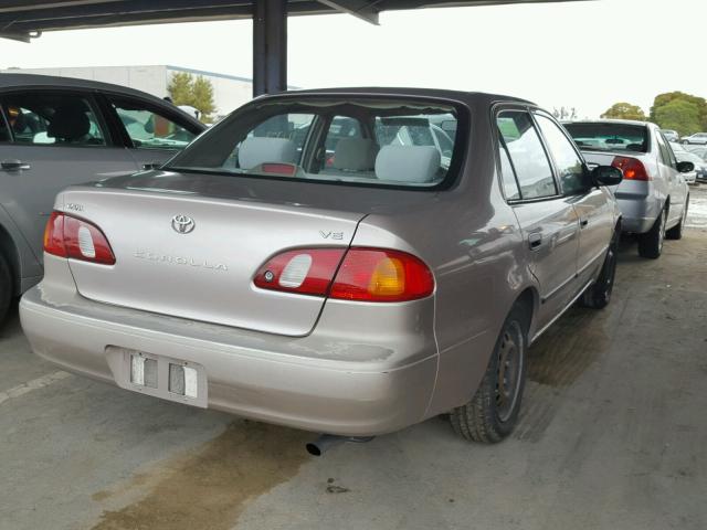 1NXBR12E5YZ399338 - 2000 TOYOTA COROLLA VE TAN photo 4