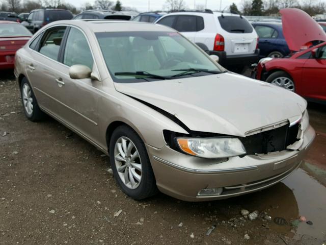 KMHFC46F37A211777 - 2007 HYUNDAI AZERA SE BEIGE photo 1